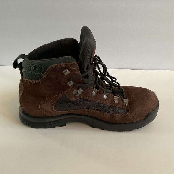 L.L. Bean Mens Sz 10 Wide Brown Suede Leather GORE-TEX Hiking Boots Waterproof - Picture 5 of 10